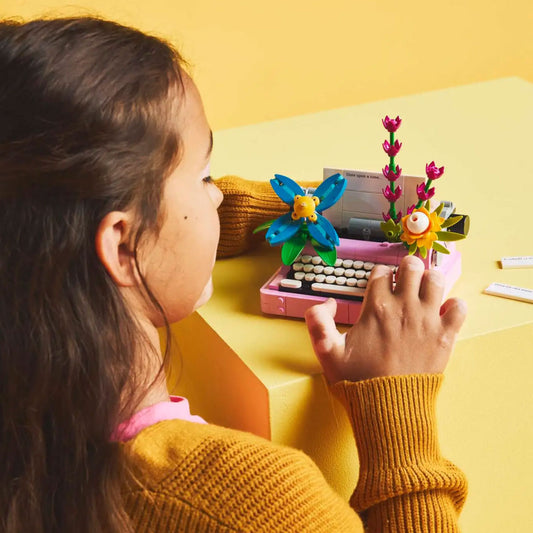 LEGO Creator 3 in 1 Typewriter with Flowers