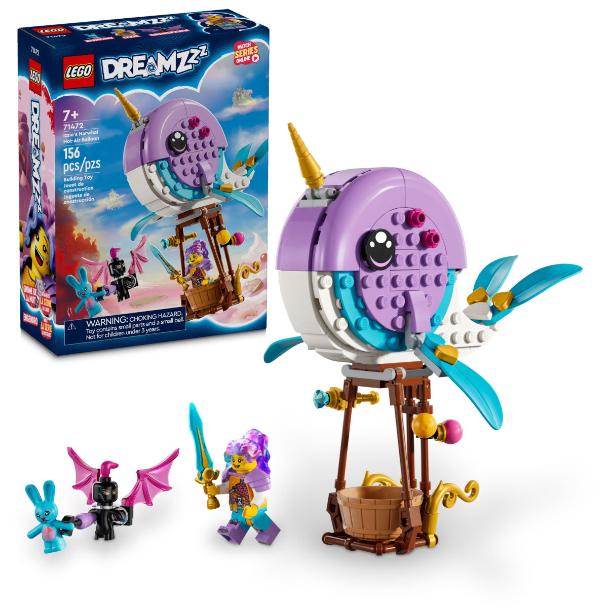 LEGO Dreamzzz Izzie’s Narwhal Hot Air Balloon