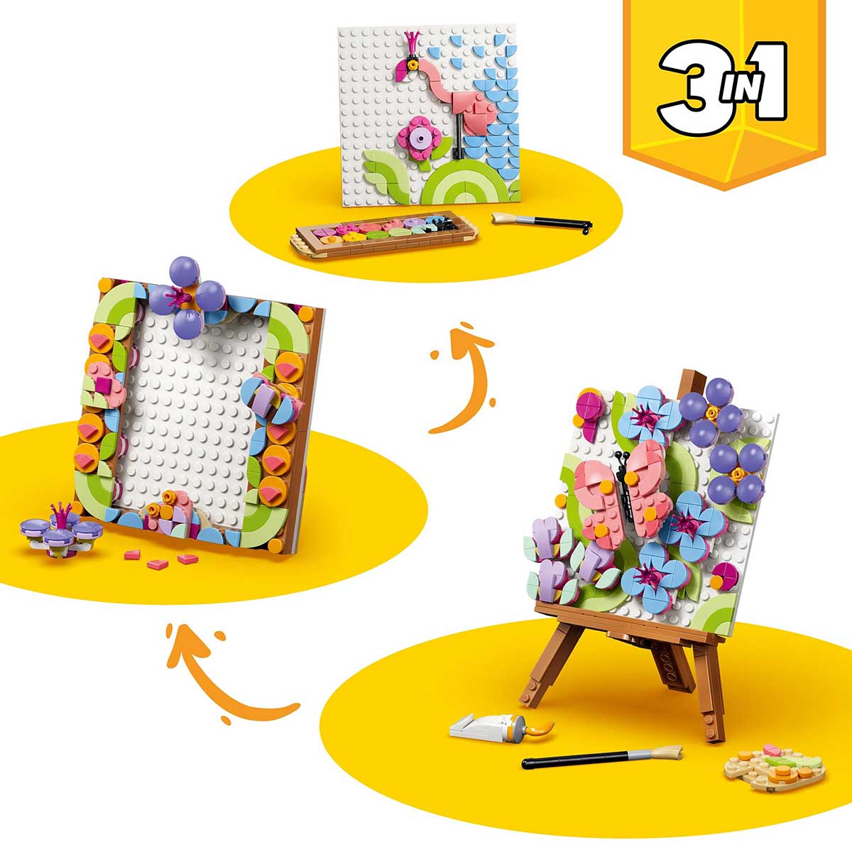 LEGO CREATOR 3-in-1 Floral Art Decor Painting