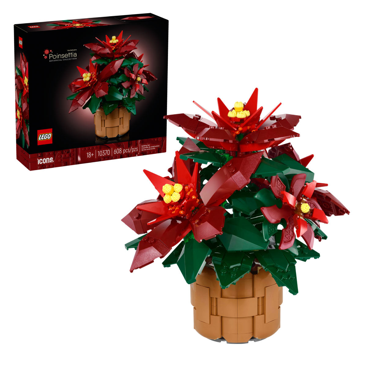 LEGO Icons Poinsettia Plant