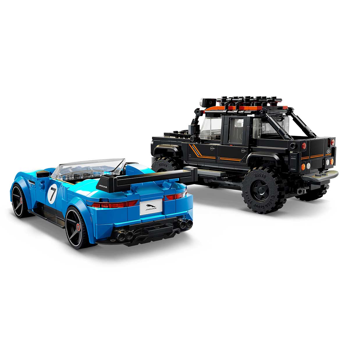 LEGO SPEED CHAMPIONS Jaguar Project 7 & Land Rover Defender