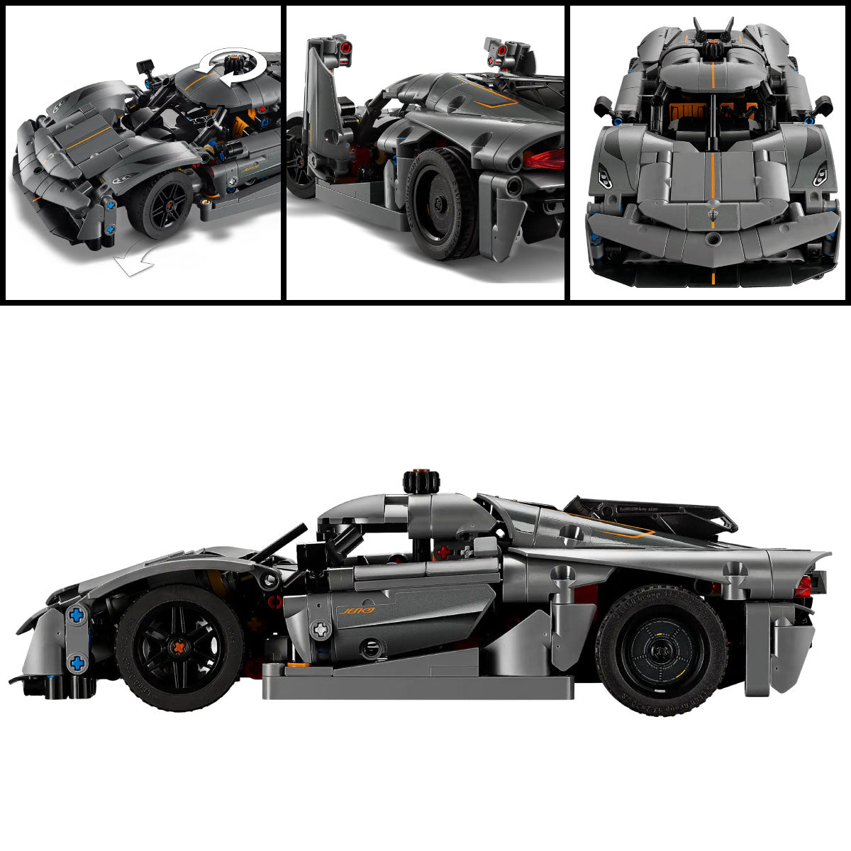 LEGO Technic Koenigsegg Jesko Absolut Grey Hypercar