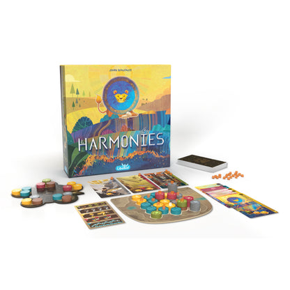 Libellud Harmonies Board Game setup