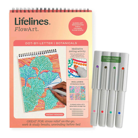 Lifelines FlowArt - Dot-By-Letter - Botanicals