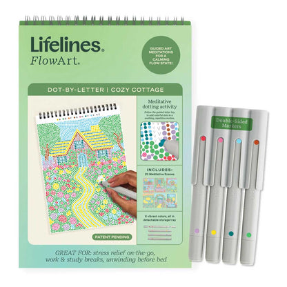 Lifelines FlowArt - Dot-By-Letter - Cozy Cottage