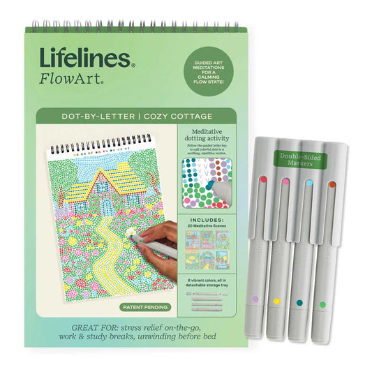 Lifelines FlowArt - Dot-By-Letter - Cozy Cottage