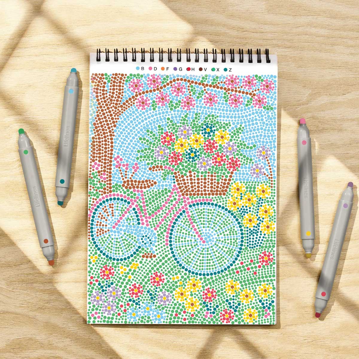 Lifelines FlowArt - Dot-By-Letter - Cozy Cottage