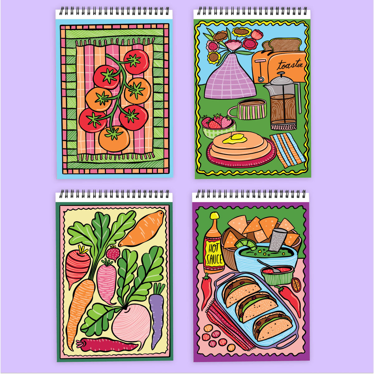 Lifelines FlowArt - Color to Reveal - Foodie Fun