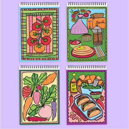 Lifelines FlowArt - Color to Reveal - Foodie Fun