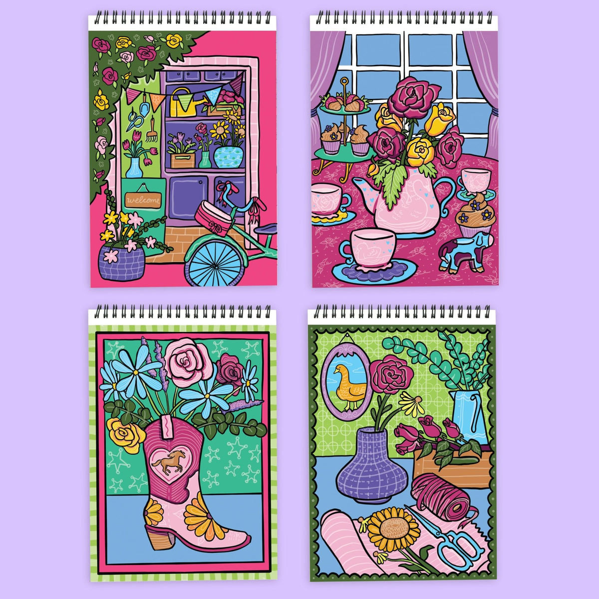 Lifelines FlowArt - Color to Reveal - Fragrant Blooms with Scented Markers