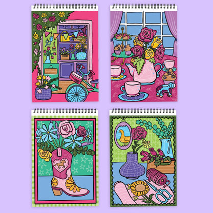 Lifelines FlowArt - Color to Reveal - Fragrant Blooms with Scented Markers