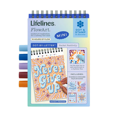 Pocket Positivity Lifelines FlowArt - Mini Dot-By-Letter