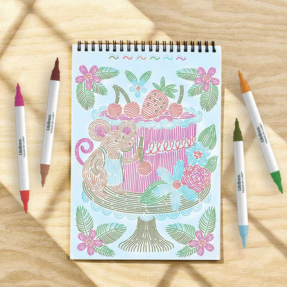 Lifelines FlowArt - Trace-by- Line - Woodland Whimsy
