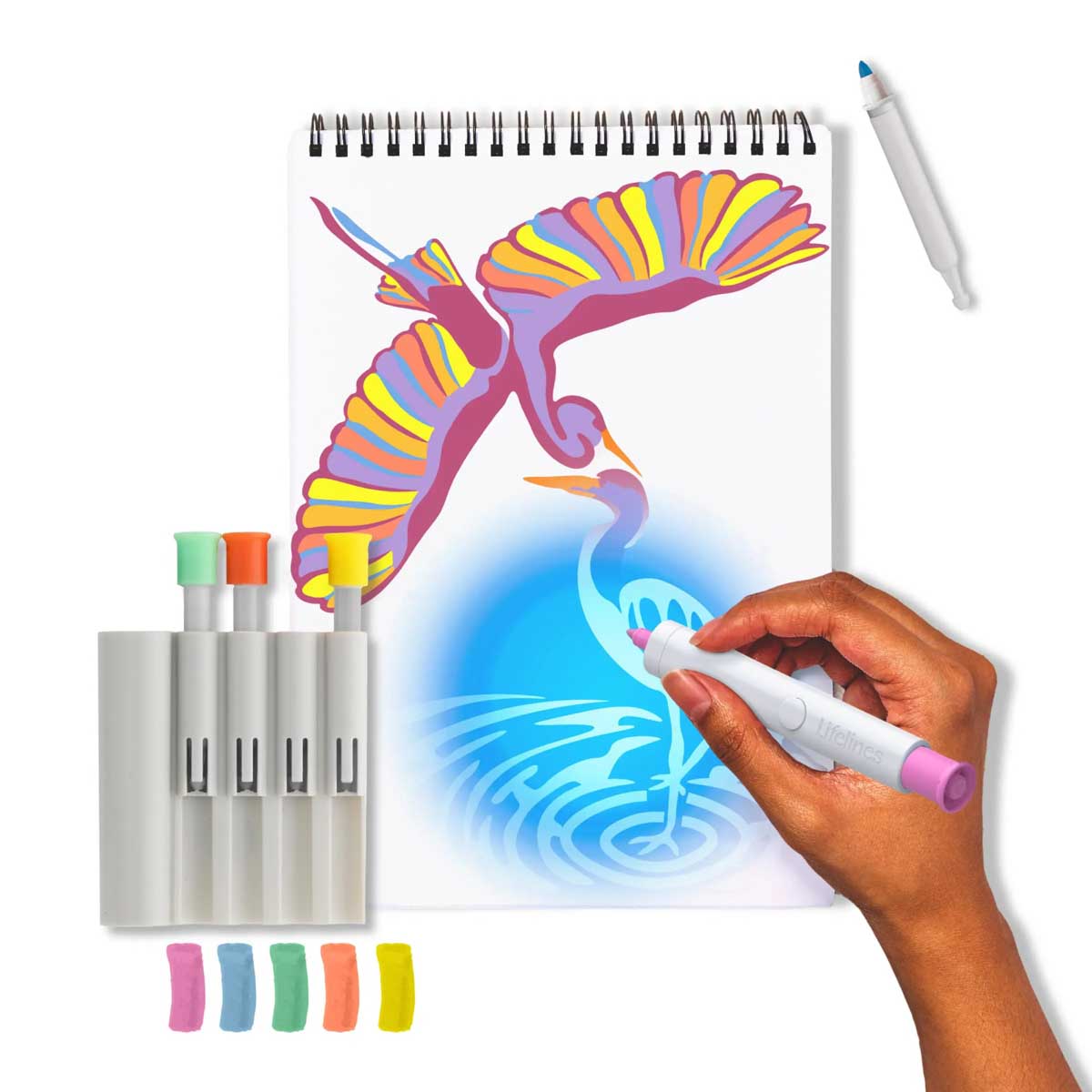 Lifelines FlowArt - UV Art - Wildlife