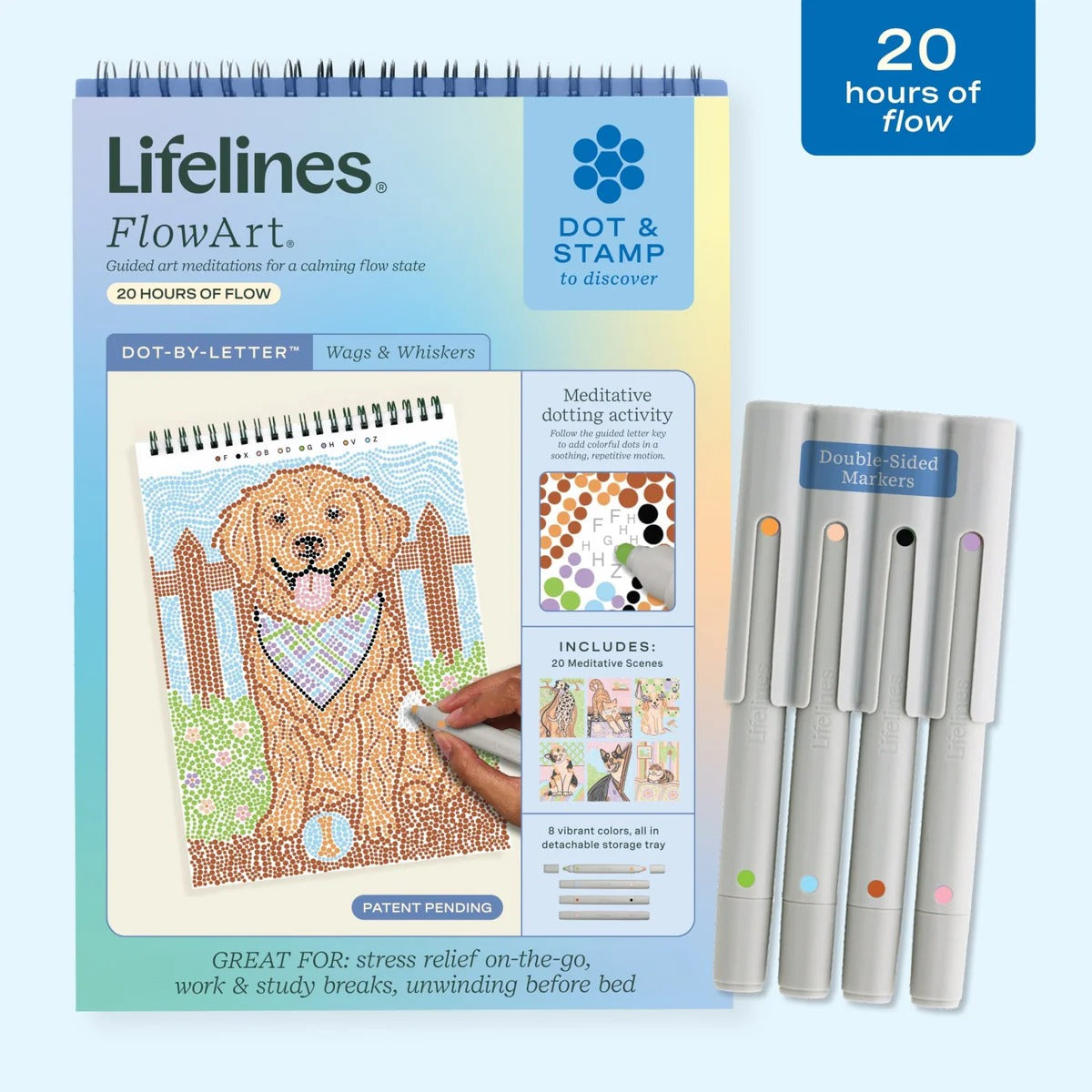 Lifelines Lifelines FlowArt Dot-By-Letter - Wags & Whiskers
