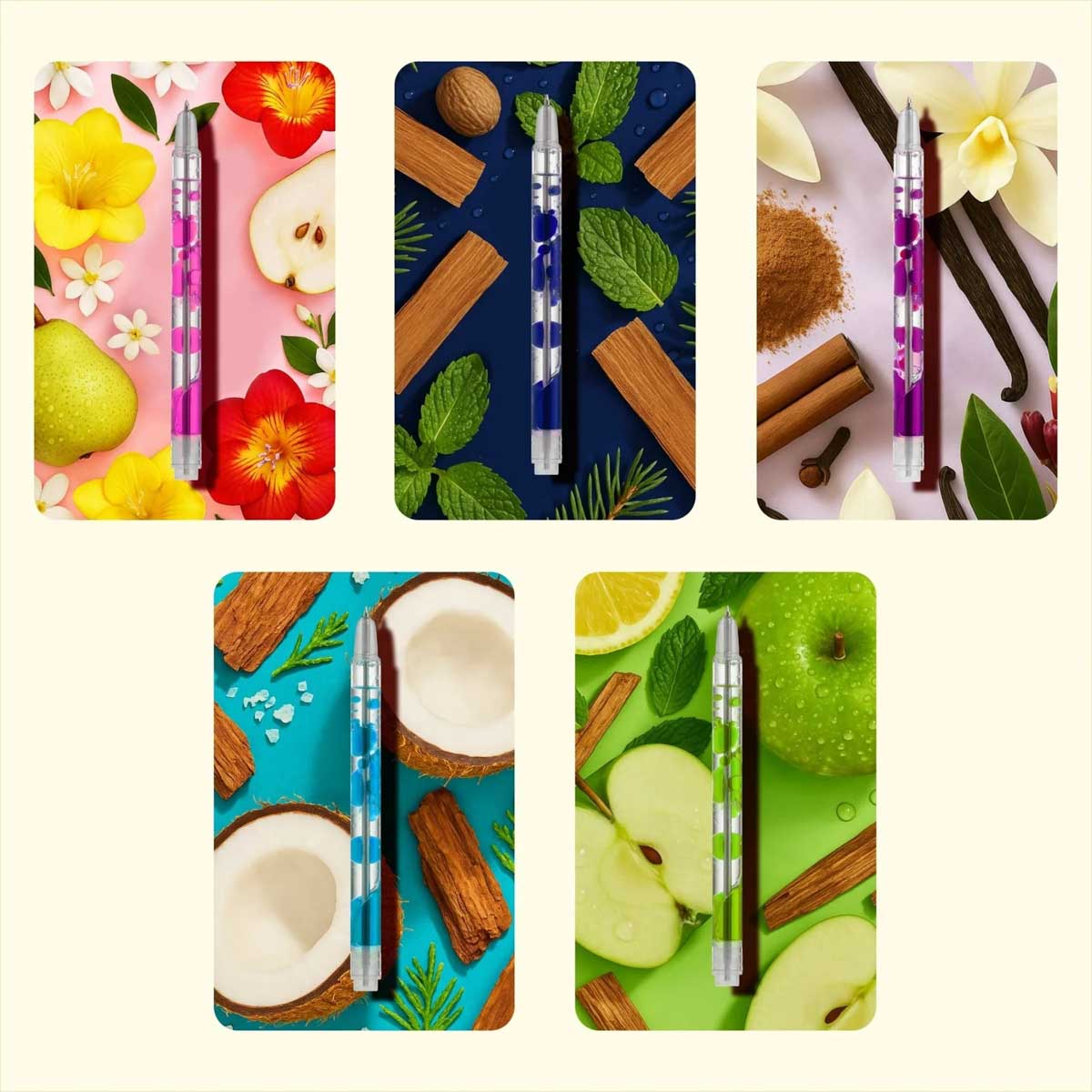 Lifelines Lifelines Scented Lava Gel Pens, Brights 5 pk