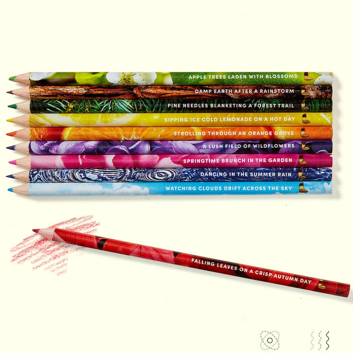 Lifelines Rub & Sniff Scented Colored Pencils - 10 pack