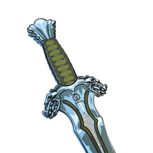 Fantasy Dragon Knight Sword - Olive Green