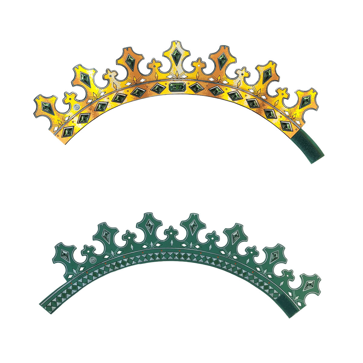 Liontouch Kingmaker Crown - Reversable green and gold sides shown