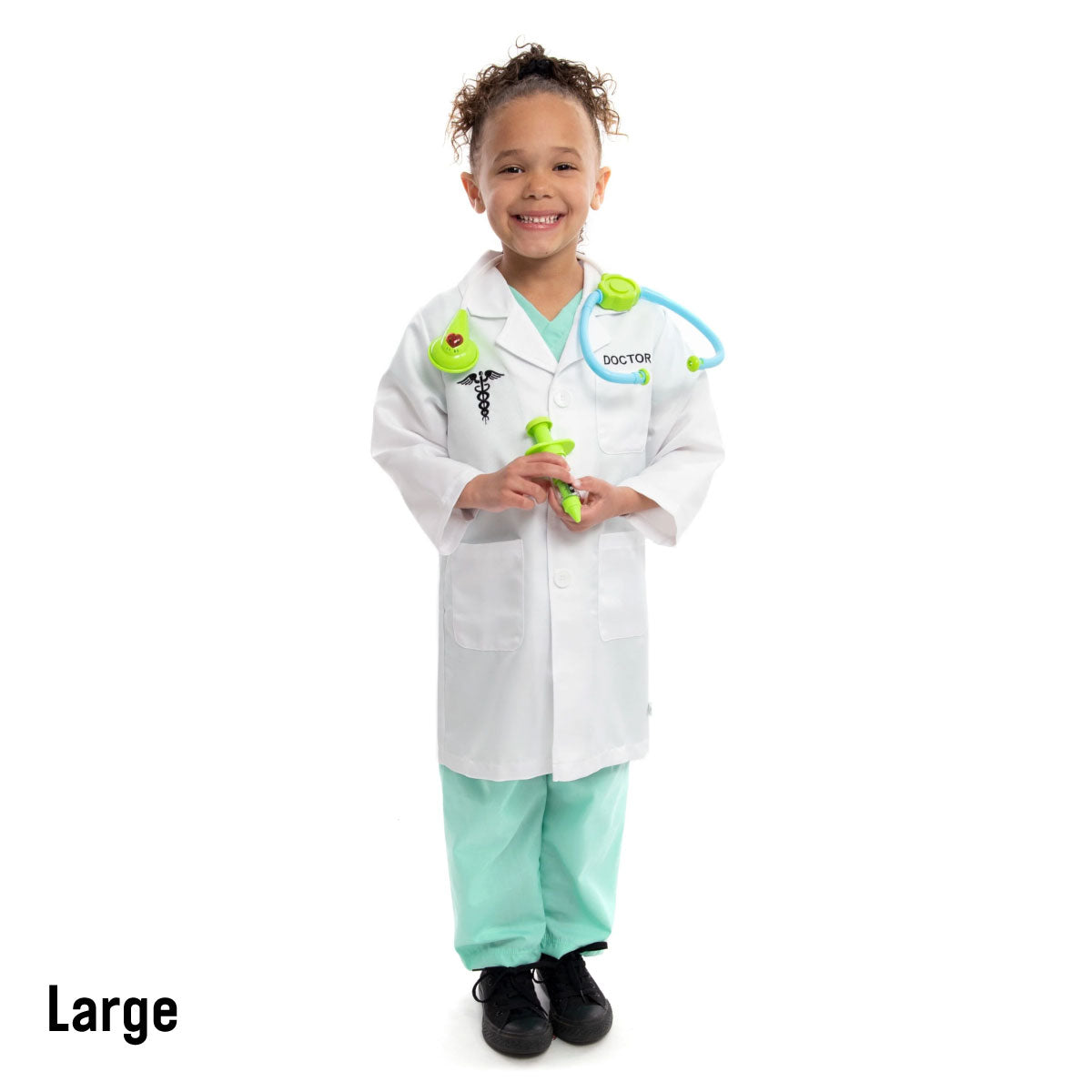 Little Adventures Doctor Coat and Scrubs Set Size Large