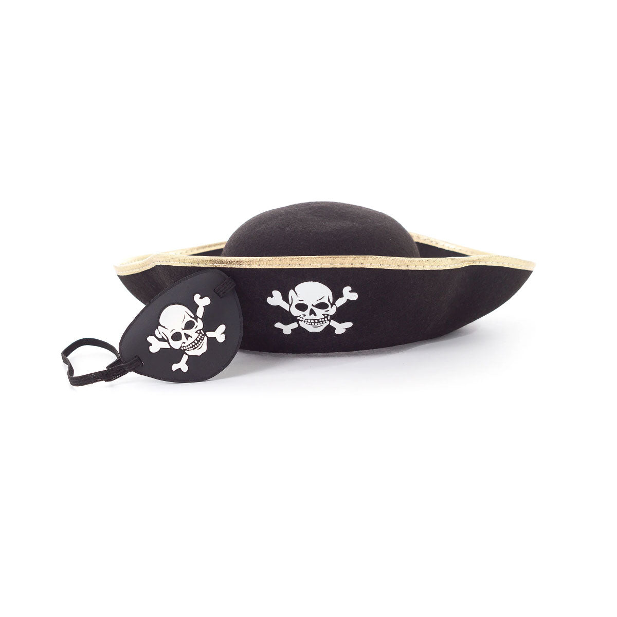 Little Adventures Pirate Accessory Hat and Patch Set