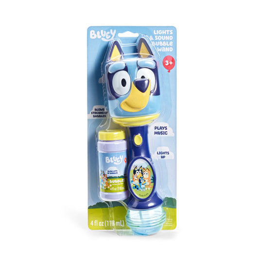 Bluey Lights & Sound Bubble Wand