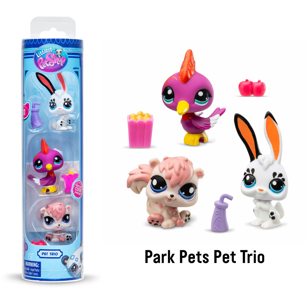 Littlest Pet Shop Pet Trios - Generation 7 Wave 2 - Park Pets