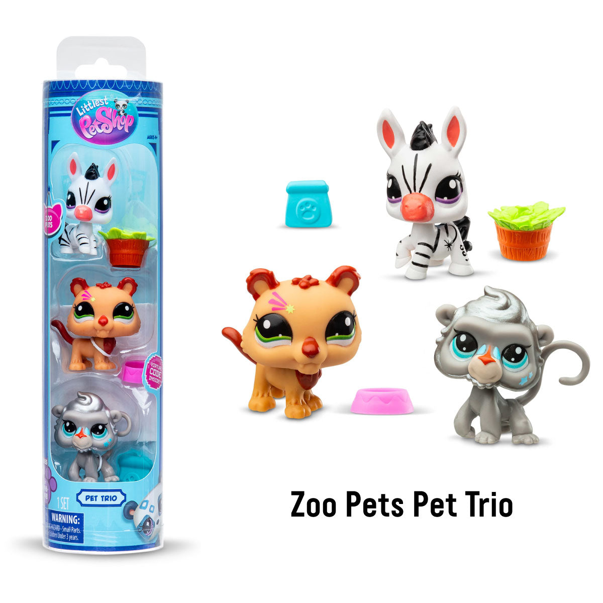 Littlest Pet Shop Pet Trios - Generation 7 Wave 2 - Zoo Pets