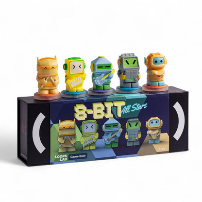 Loops Lab Band 8 Bit Allstars Game Music 5 Figurines Set