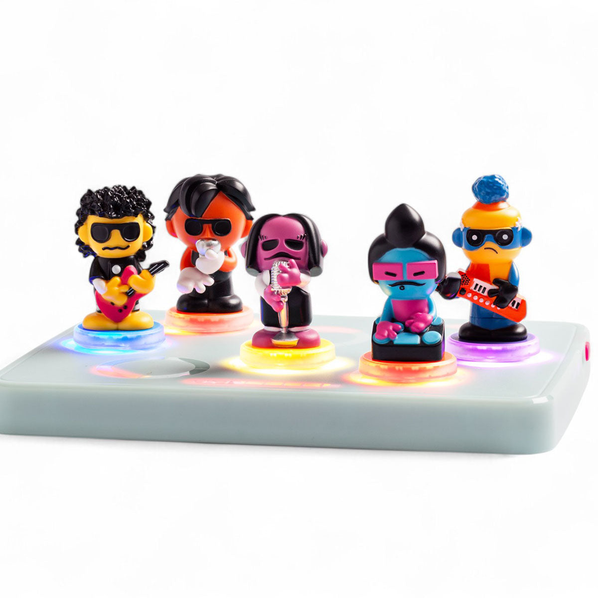 Loops Lab Band Curly Lines Neofunk 5 Figurines Set