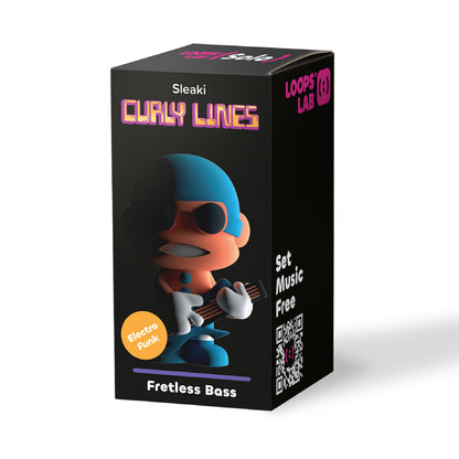 Loops Lab Solo Curly Lines - Sleaki - Fretless Bass Single Figurine