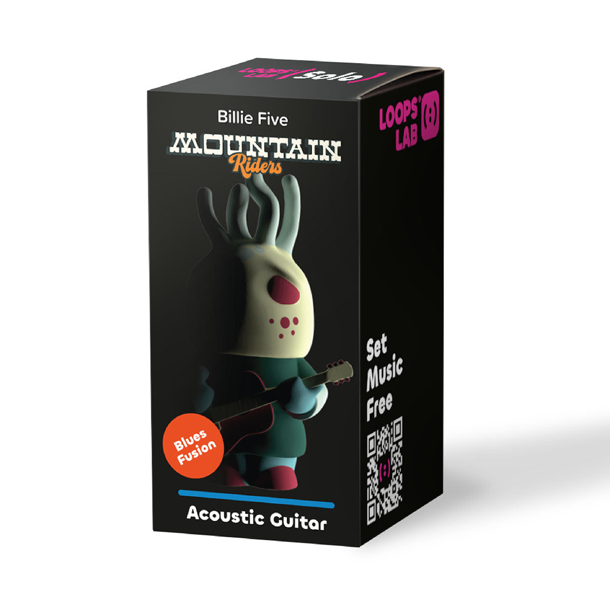 Loops Lab Solo Mountain Riders - Billie Five - Acoustic Guitar Single Figurine