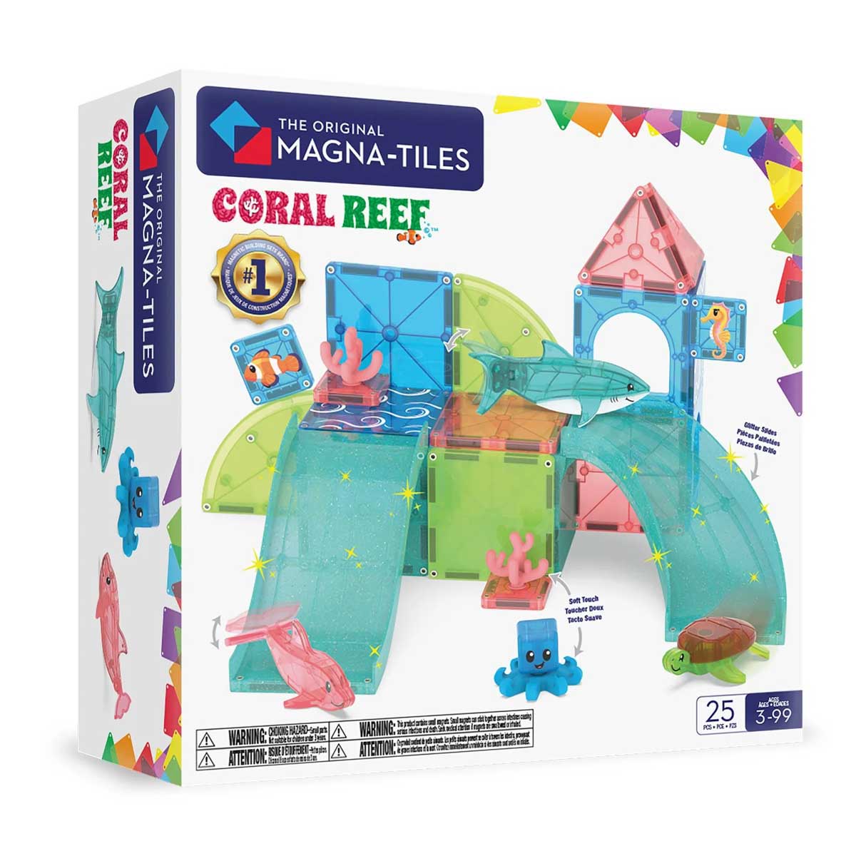 Magna-Tiles MAGNA-TILES Coral Reef 25-Piece Set