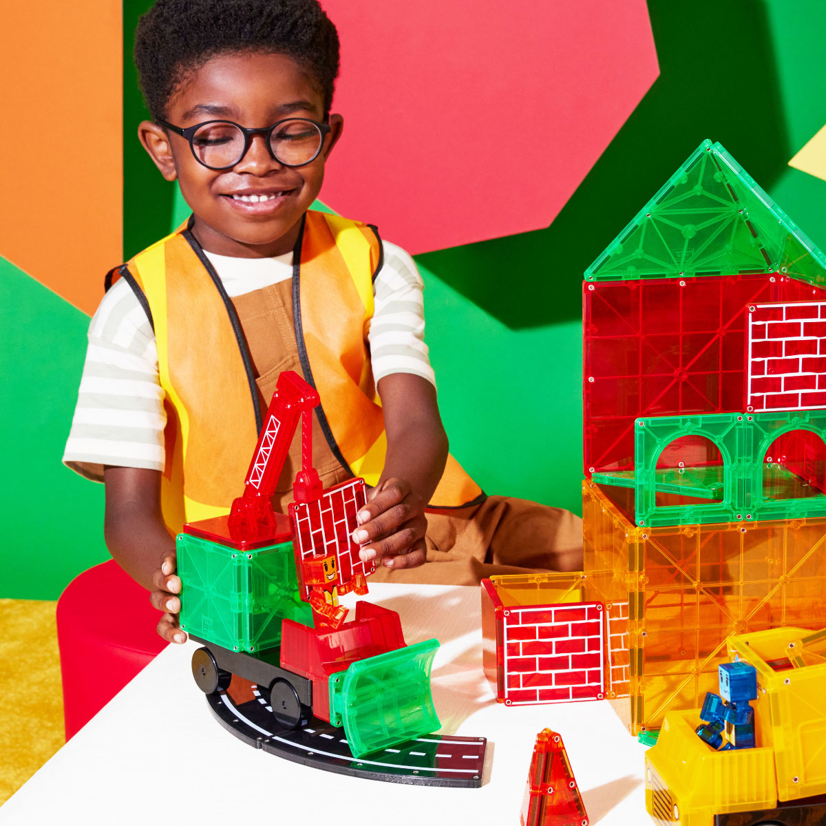 Magna-Tiles Builder XL 50-Piece Set with MicroMags