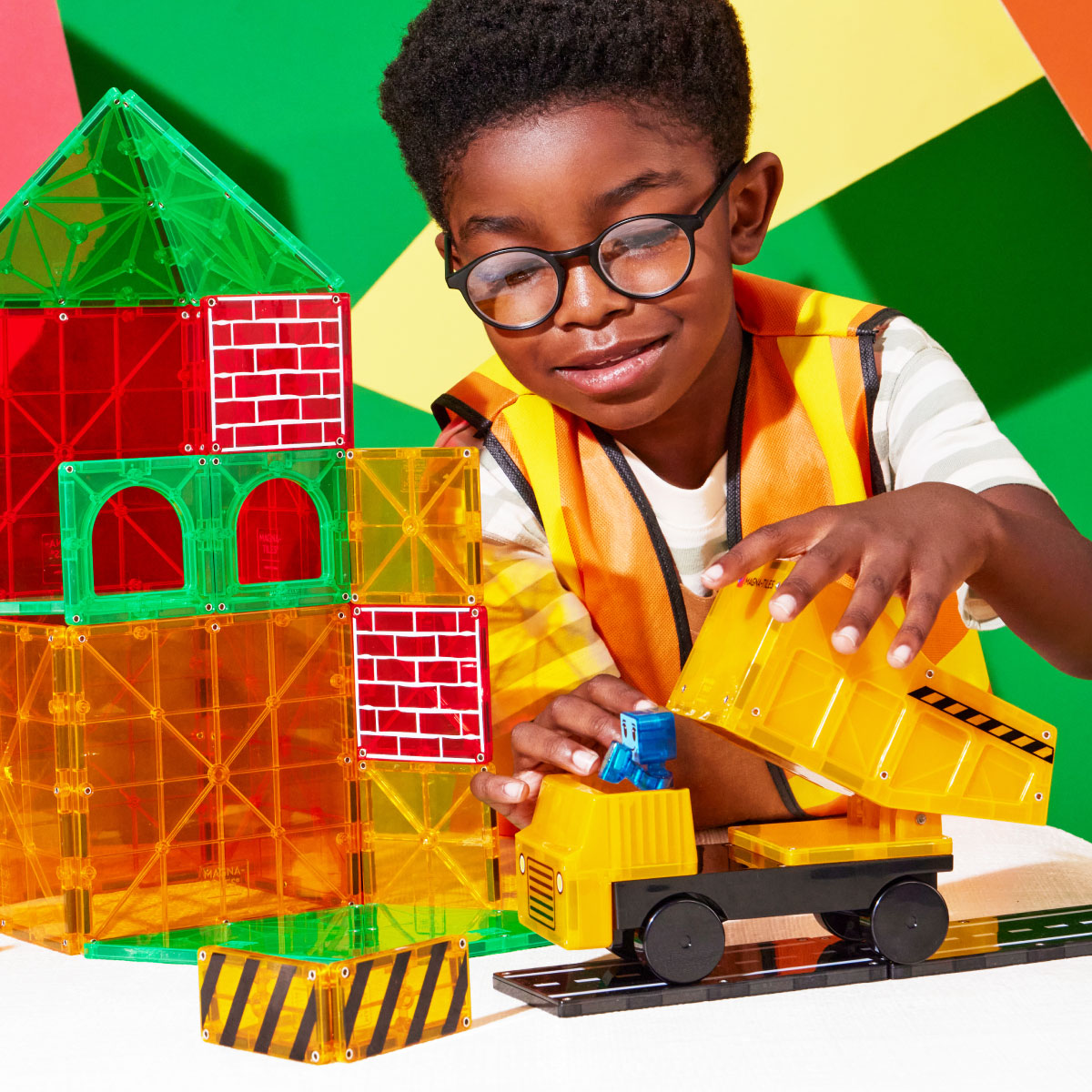 Magna-Tiles Builder XL 50-Piece Set with MicroMags