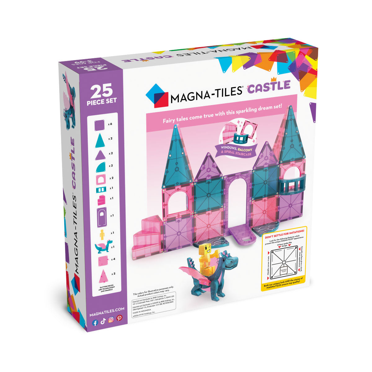 Magna-Tiles Castle 25-Piece Set