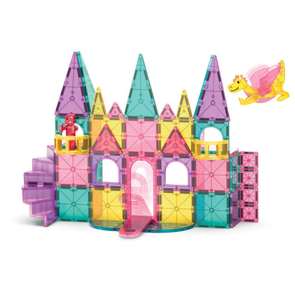 Magna-Tiles Castle DLX 48 Piece Set with MicroMags