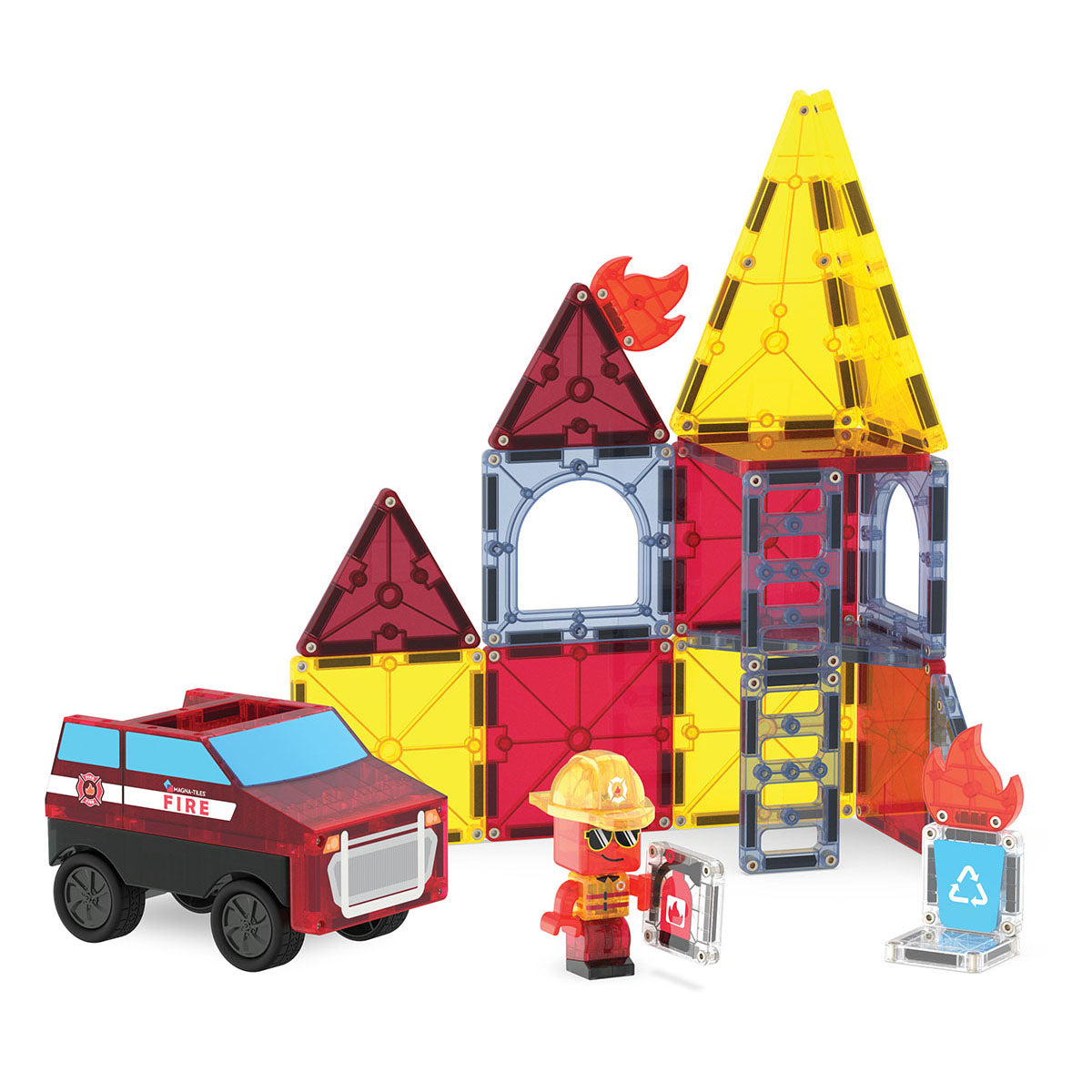 Magna-Tiles Fire Rescue 27 piece Set