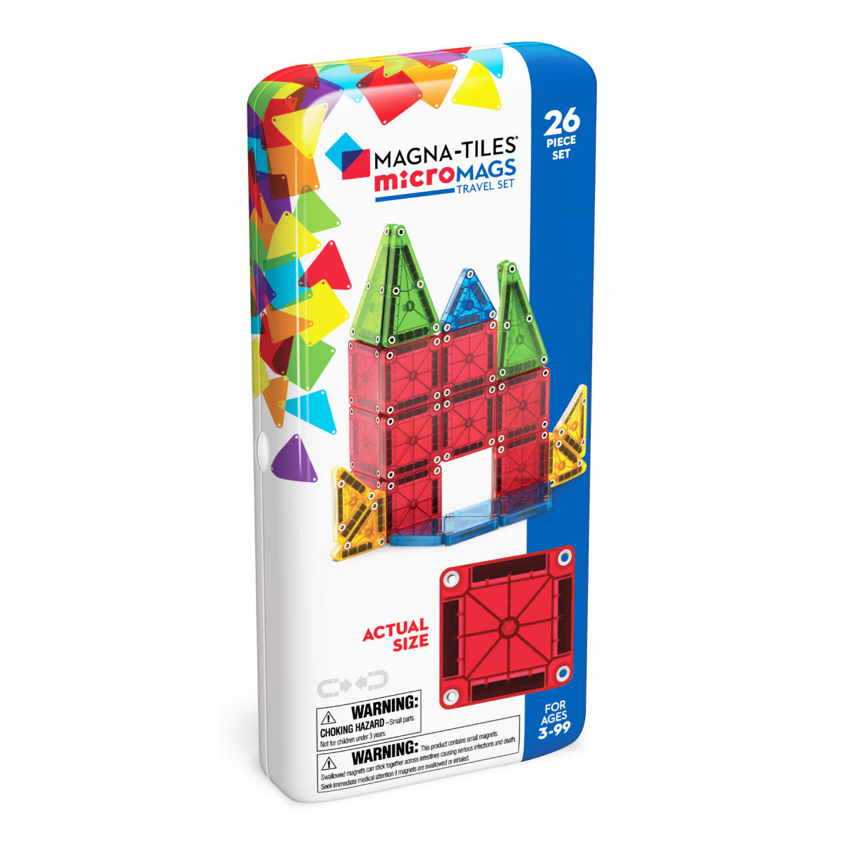 Magna-Tiles microMAGS 26 piece Travel Set