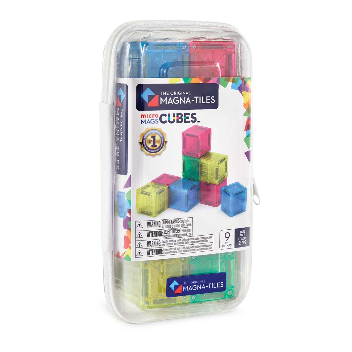 Magna-Tiles MAGNA-TILES microMAGS Cubes 9-Piece Set