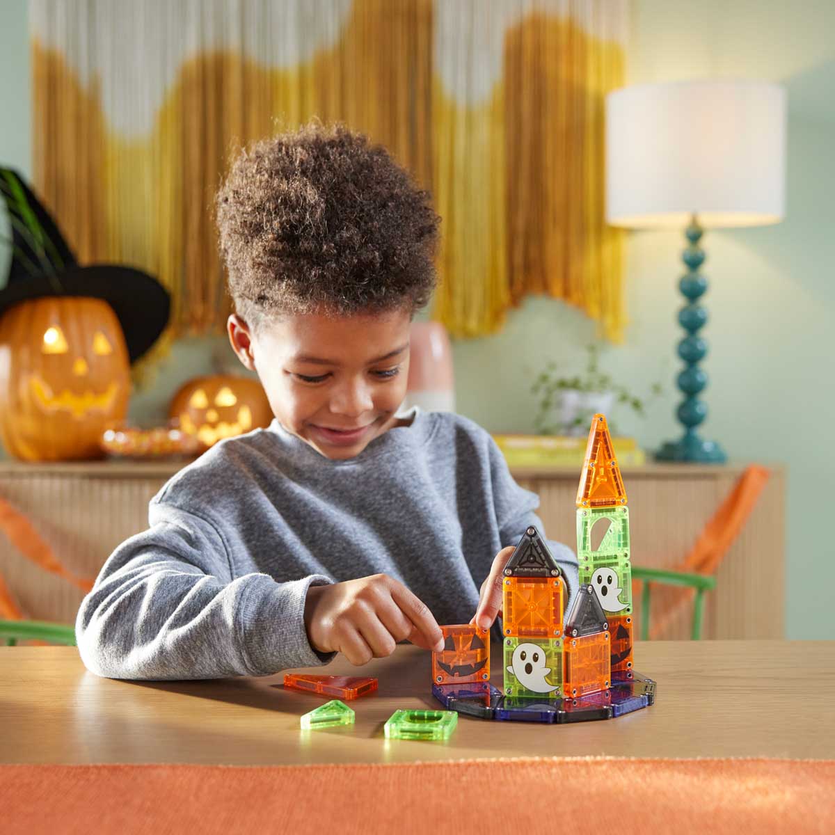 Magna-Tiles MAGNA-TILES microMAGS Spooky Travel 24-Piece Set