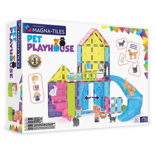 Magna-Tiles - Magna-Tiles Pet Playhouse 50-Piece Set