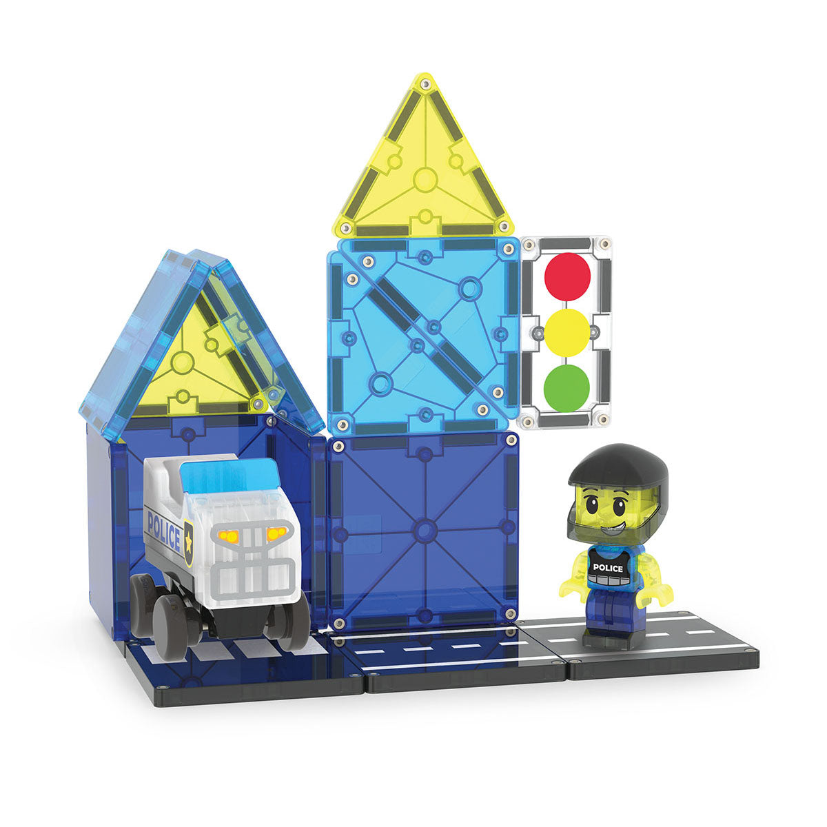 Magna-Tiles Police Patrol 20 piece Set
