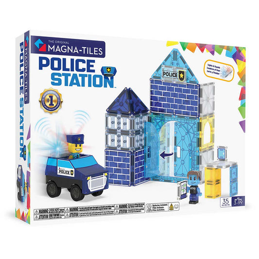 Magna-Tiles Police Station 35-Piece Set