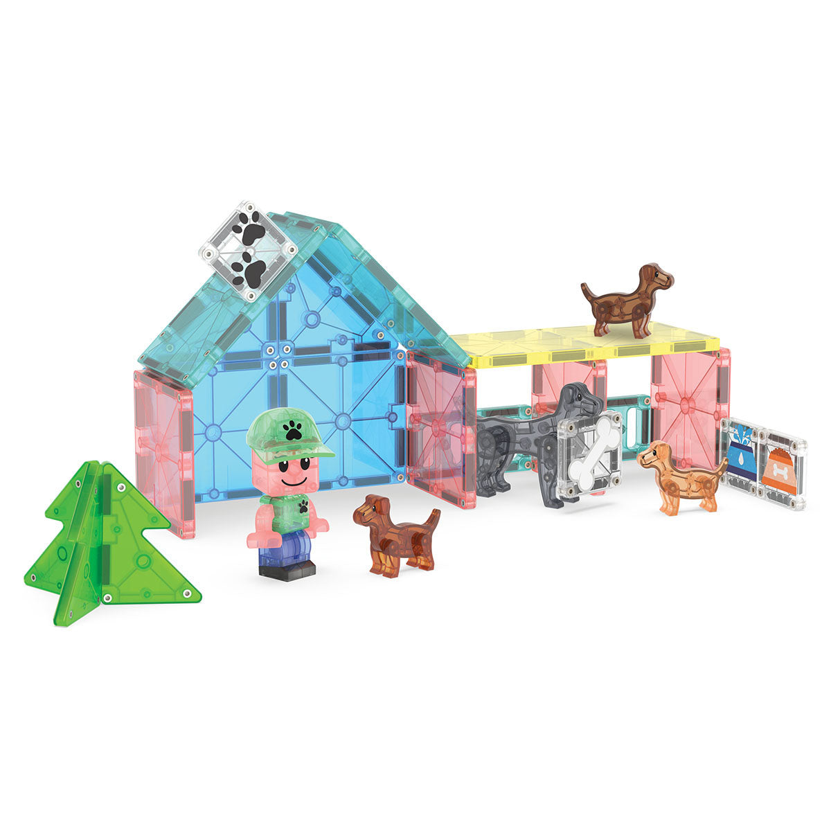 Magna-Tiles Puppy Park 27 piece Set