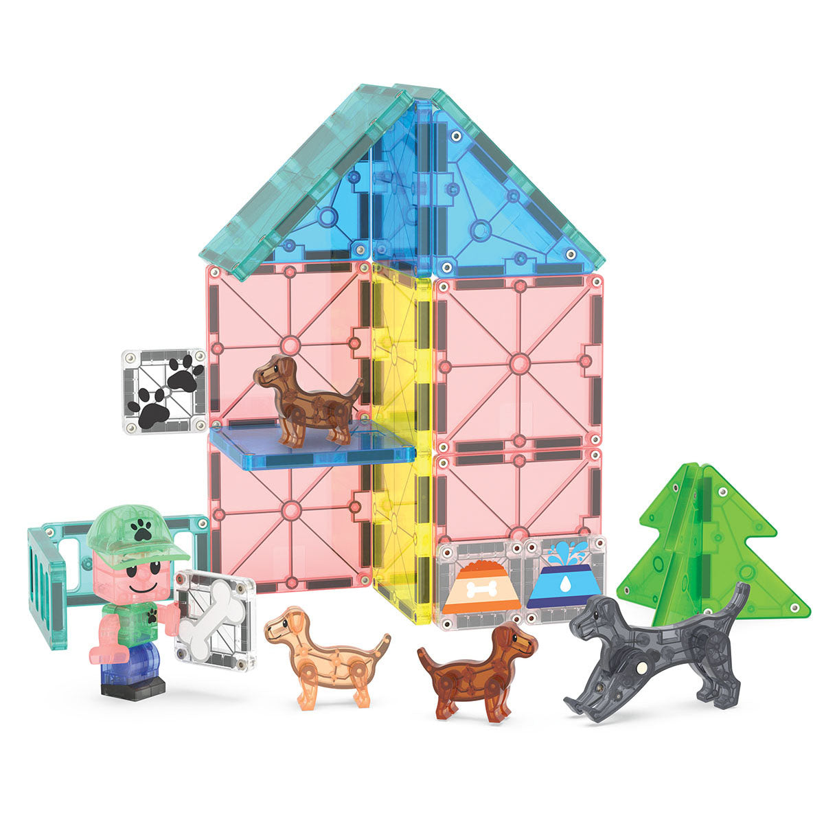 Magna-Tiles Puppy Park 27 piece Set