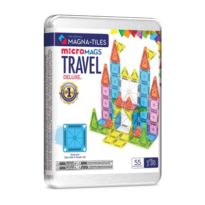 Magna-Tiles microMAGS - Travel Deluxe Set - 55 piece