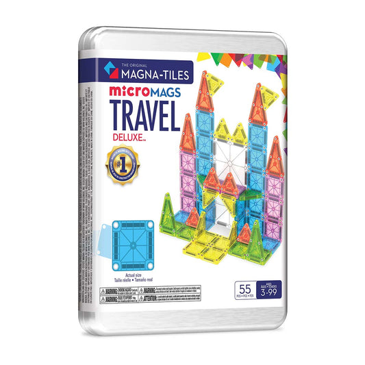 Magna-Tiles microMAGS - Travel Deluxe Set - 55 piece