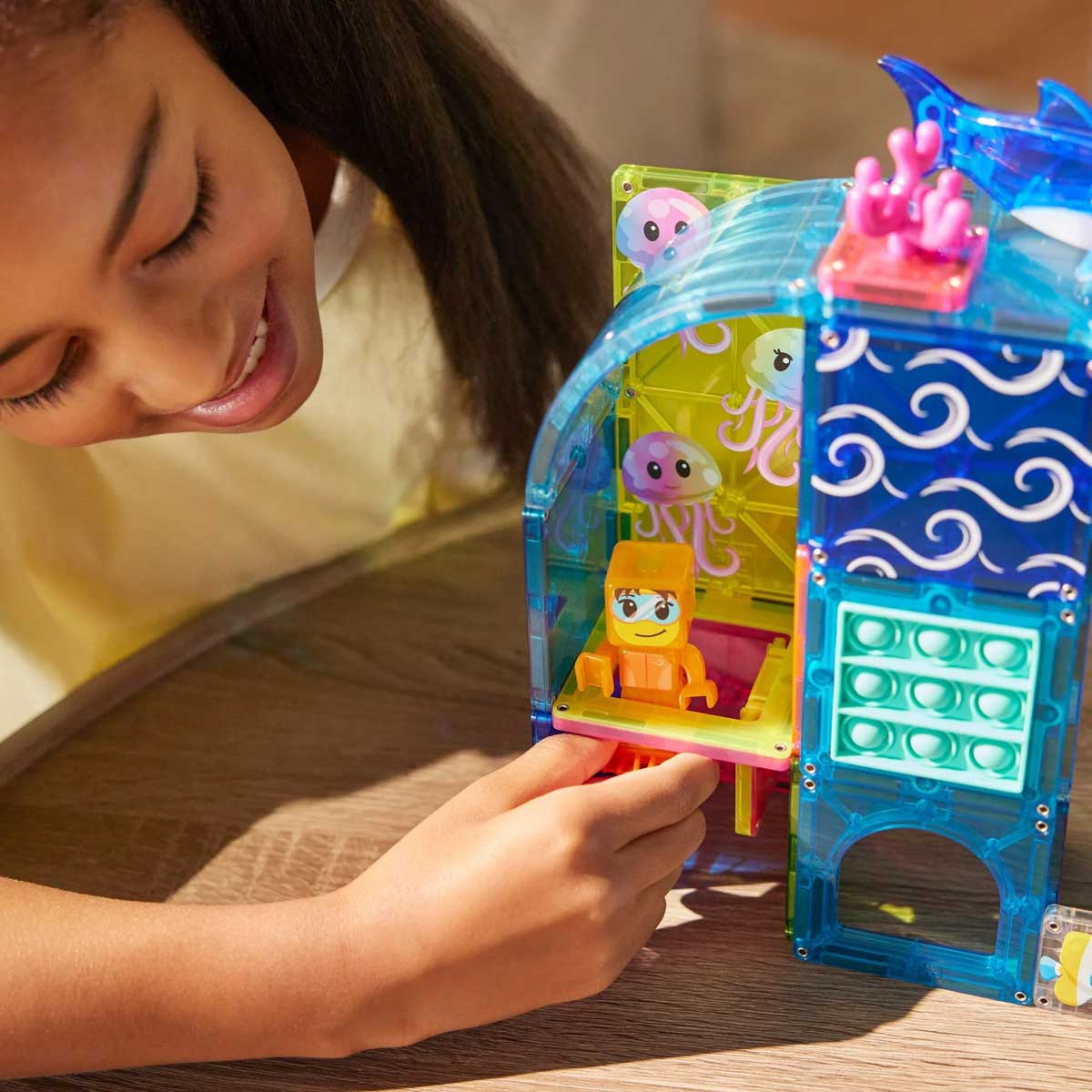 Magna-Tiles MAGNA-TILES Undersea Adventure 58-Piece Set