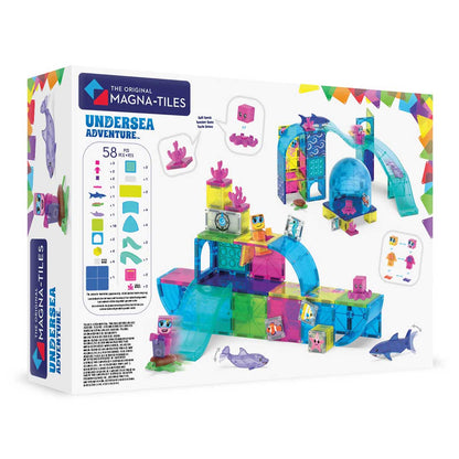 Magna-Tiles MAGNA-TILES Undersea Adventure 58-Piece Set